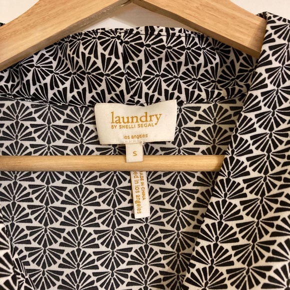 Laundry by Shelli Segal NWT Geometric Print Women's Sleeveless Top Tunic Size S - Picture 3 of 11